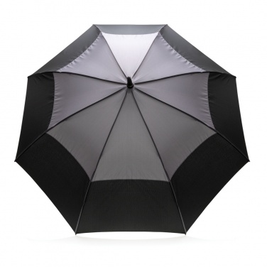 Logo trade promotional giveaways image of: 27" Impact AWARE™ RPET 190T auto open stormproof umbrella