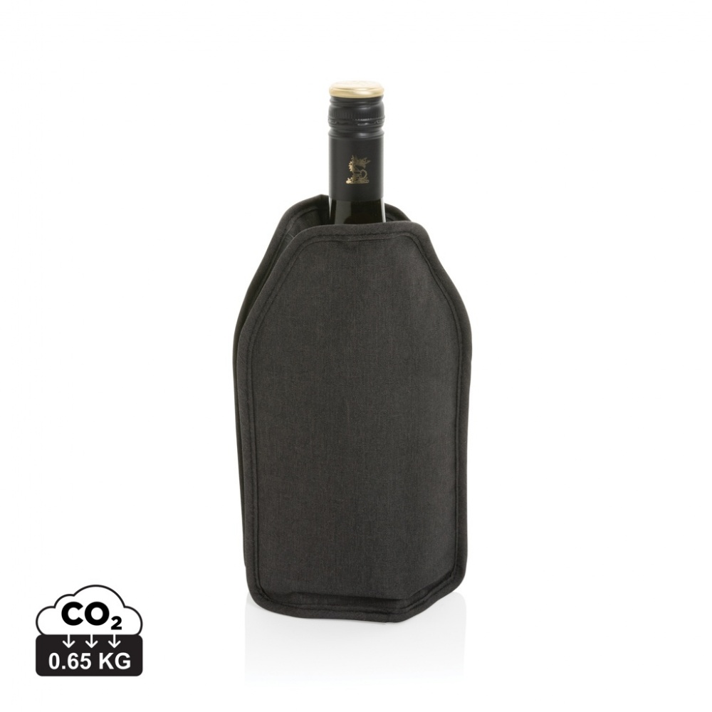 Logotrade promotional product picture of: Vino AWARE™ RPET wine cooler sleeve