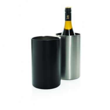 Logo trade corporate gifts image of: Vino RCS certified recycled stainless steel wine bucket