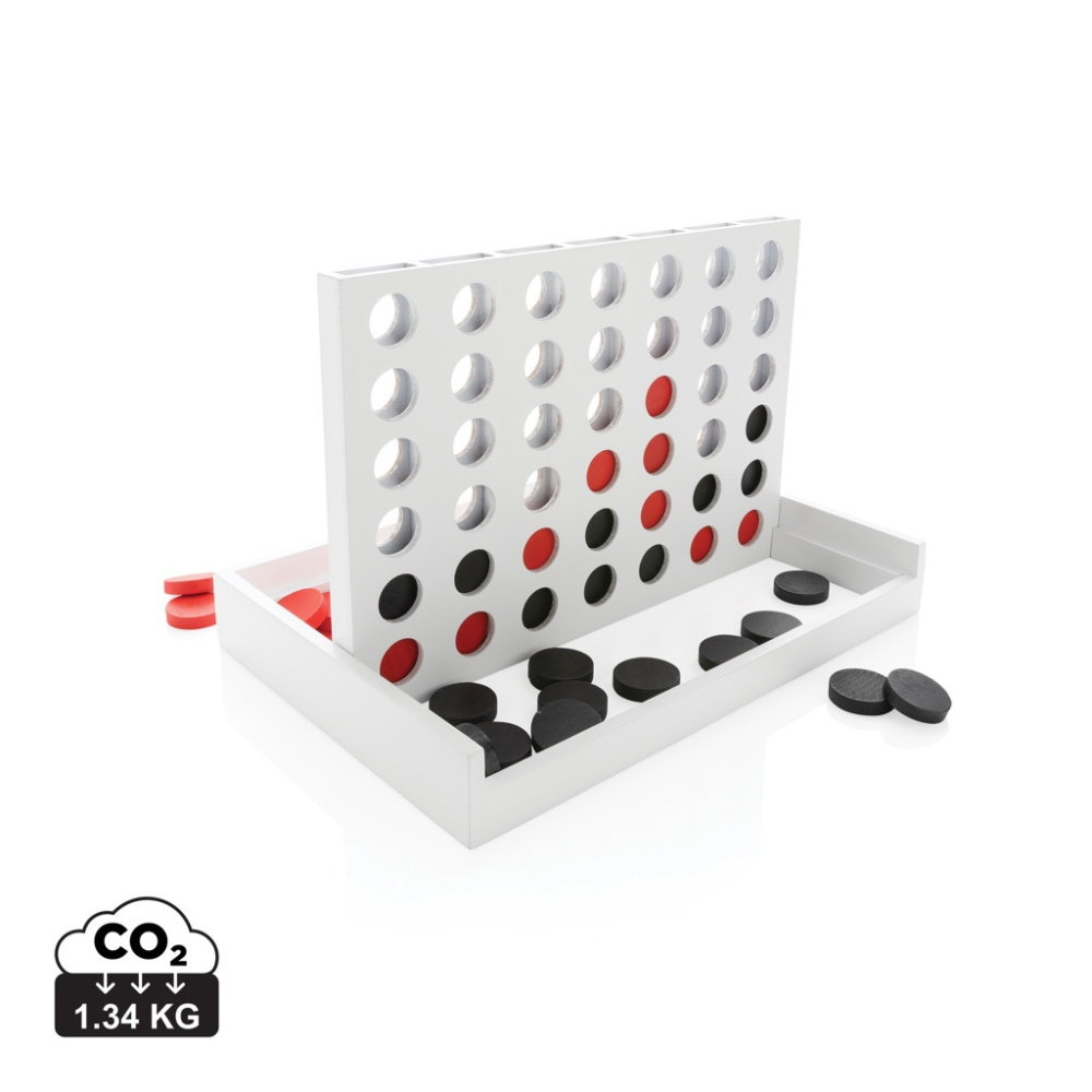 Logotrade business gift image of: Connect four wooden game