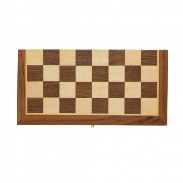 Logotrade advertising product picture of: Luxury wooden foldable chess set