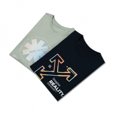 Logo trade corporate gifts image of: Iqoniq Bryce recycled cotton t-shirt