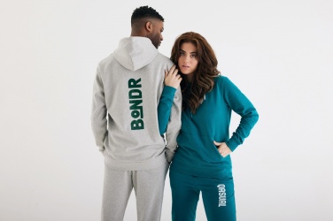 Logo trade corporate gifts picture of: Iqoniq Torres recycled cotton hoodie undyed