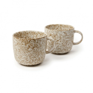 Logo trade promotional merchandise image of: VINGA Nuvem stoneware mug, 2 pcs set