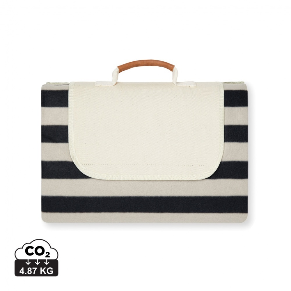 Logotrade promotional merchandise picture of: VINGA Alba GRS RPET picnic blanket large