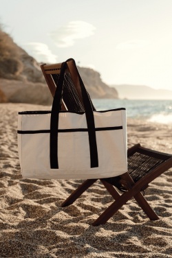 Logotrade promotional giveaway picture of: VINGA Volonne AWARE™ recycled canvas beach bag