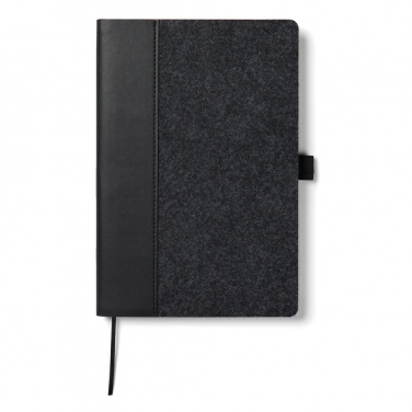 Logotrade promotional items photo of: VINGA Albon GRS recycled felt notebook