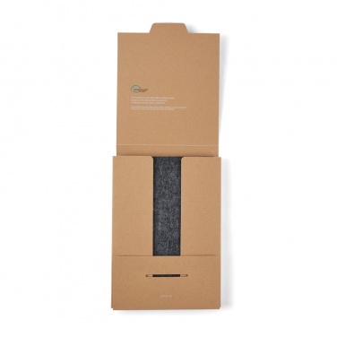 Logotrade promotional merchandise picture of: VINGA Albon GRS recycled felt notebook