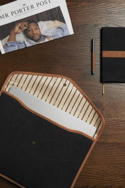 Logo trade business gift photo of: VINGA Bosler GRS recycled canvas 16" laptop sleeve