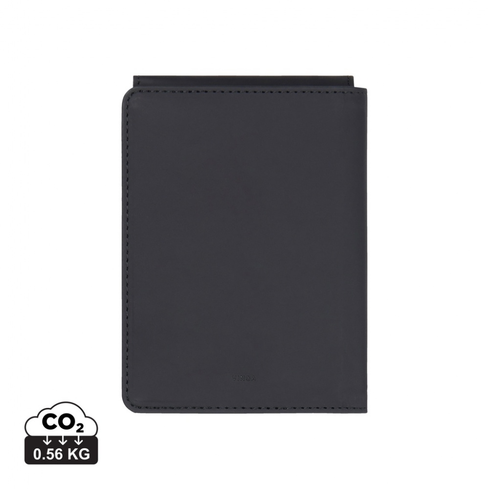Logotrade promotional item image of: VINGA Baltimore RCS recycled polyester RFID passport cover