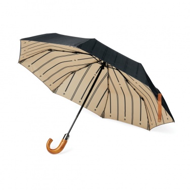 Logotrade promotional merchandise image of: VINGA Bosler AWARE™ recycled pet 21" foldable umbrella
