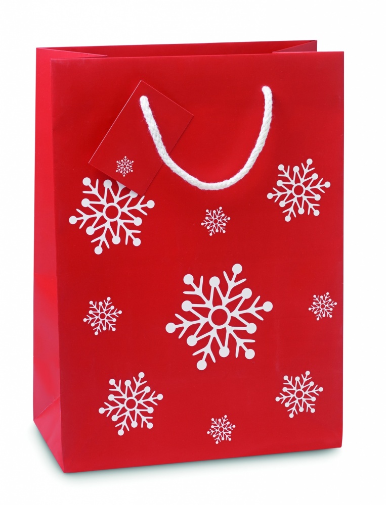 Logo trade business gift photo of: Gift paper bag medium