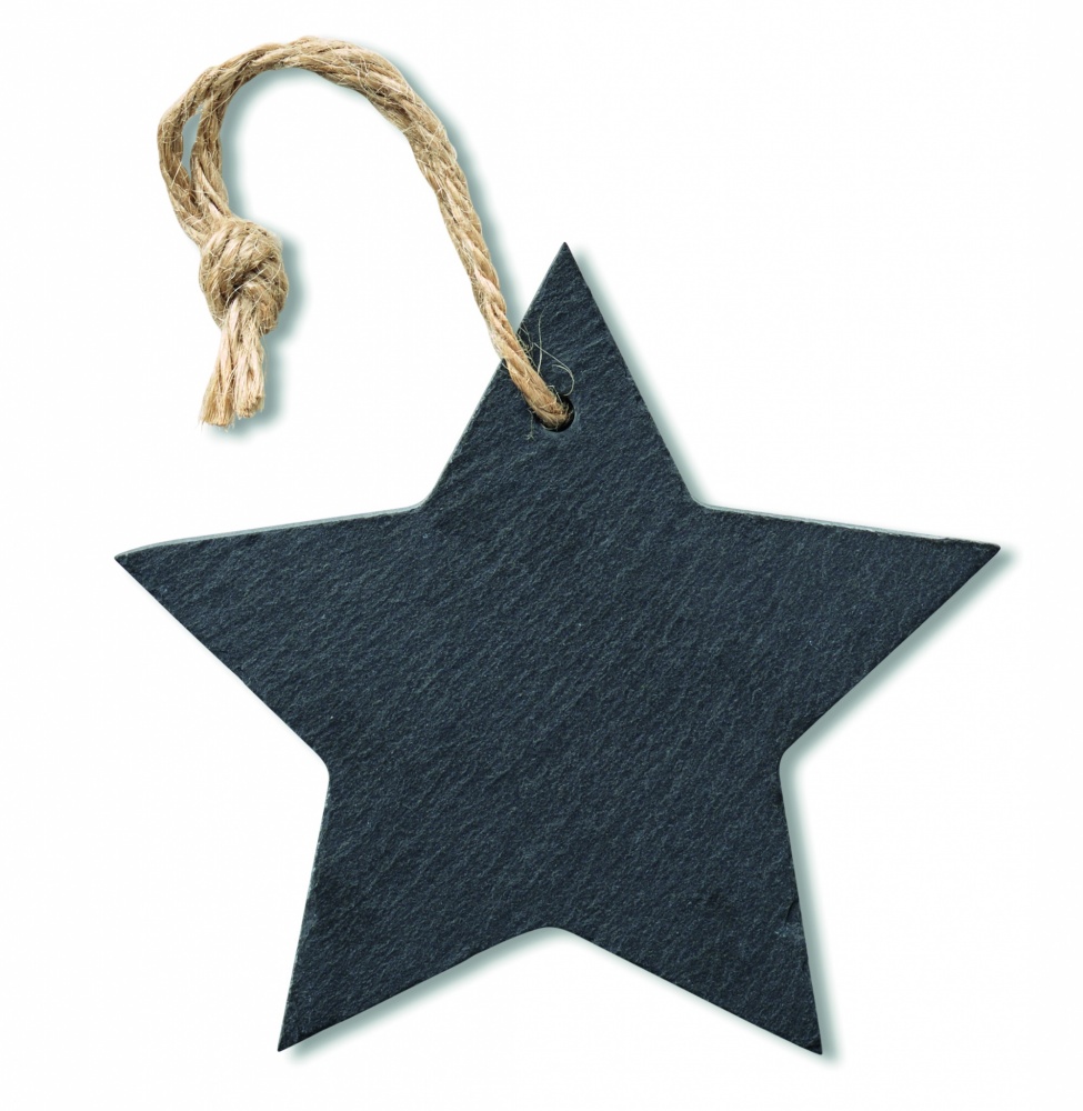 Logo trade advertising products picture of: Slate xmas hanger star