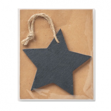 Logotrade promotional giveaways photo of: Slate xmas hanger star