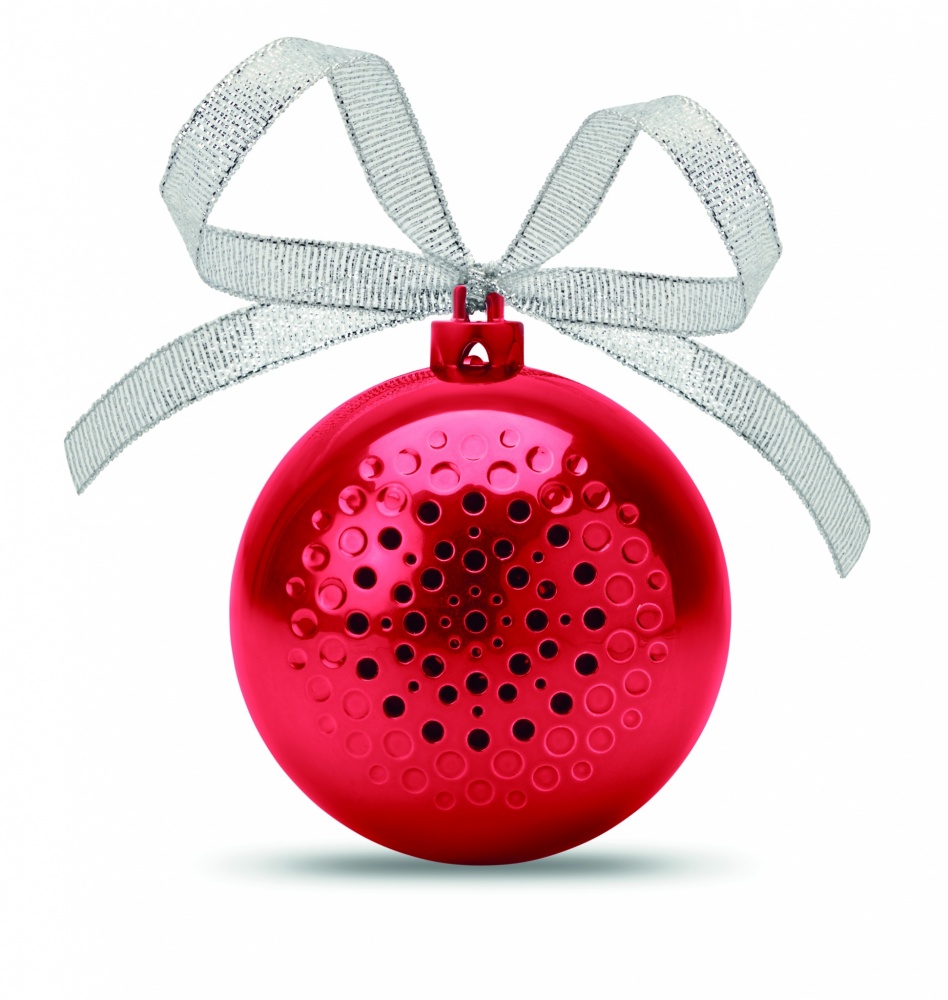 Logo trade promotional products image of: Speaker Christmas ball