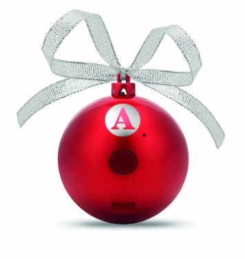 Logo trade promotional gifts image of: Speaker Christmas ball