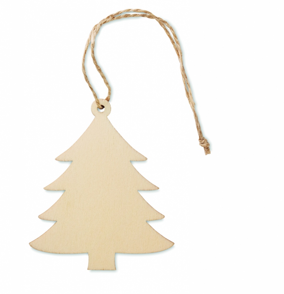 Logotrade promotional giveaway image of: Wooden Tree shaped hanger