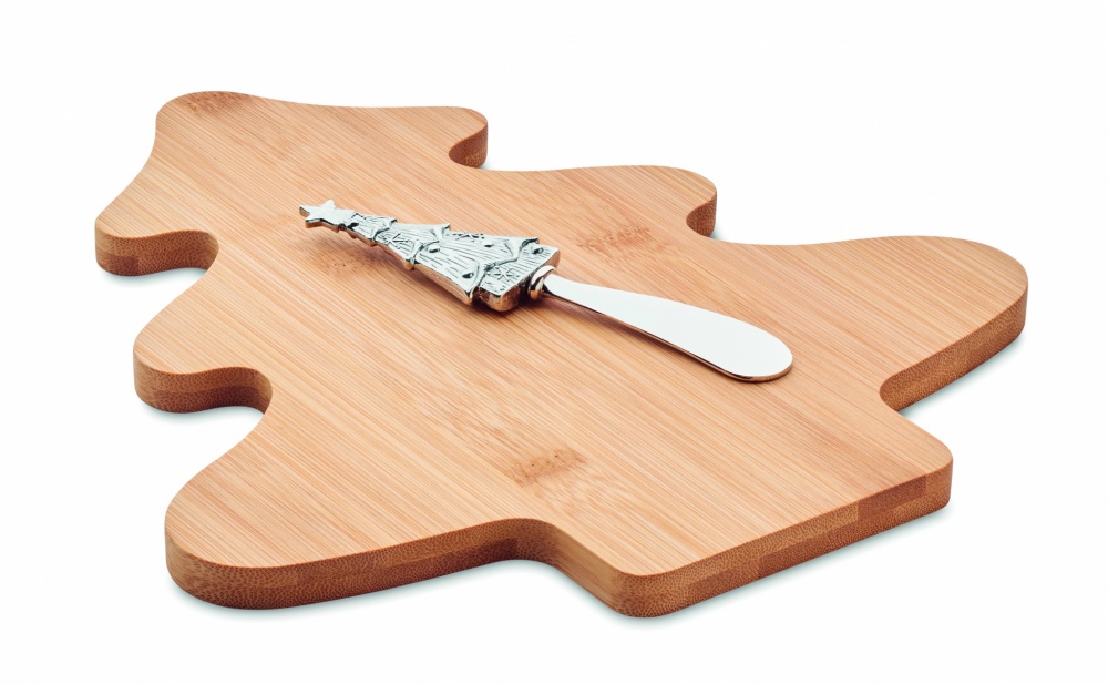 Logotrade promotional merchandise image of: Cheese board set in bamboo Essen