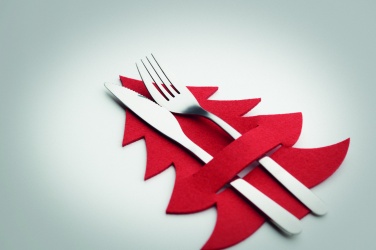 Logo trade advertising products image of: RPET felt cutlery holder set