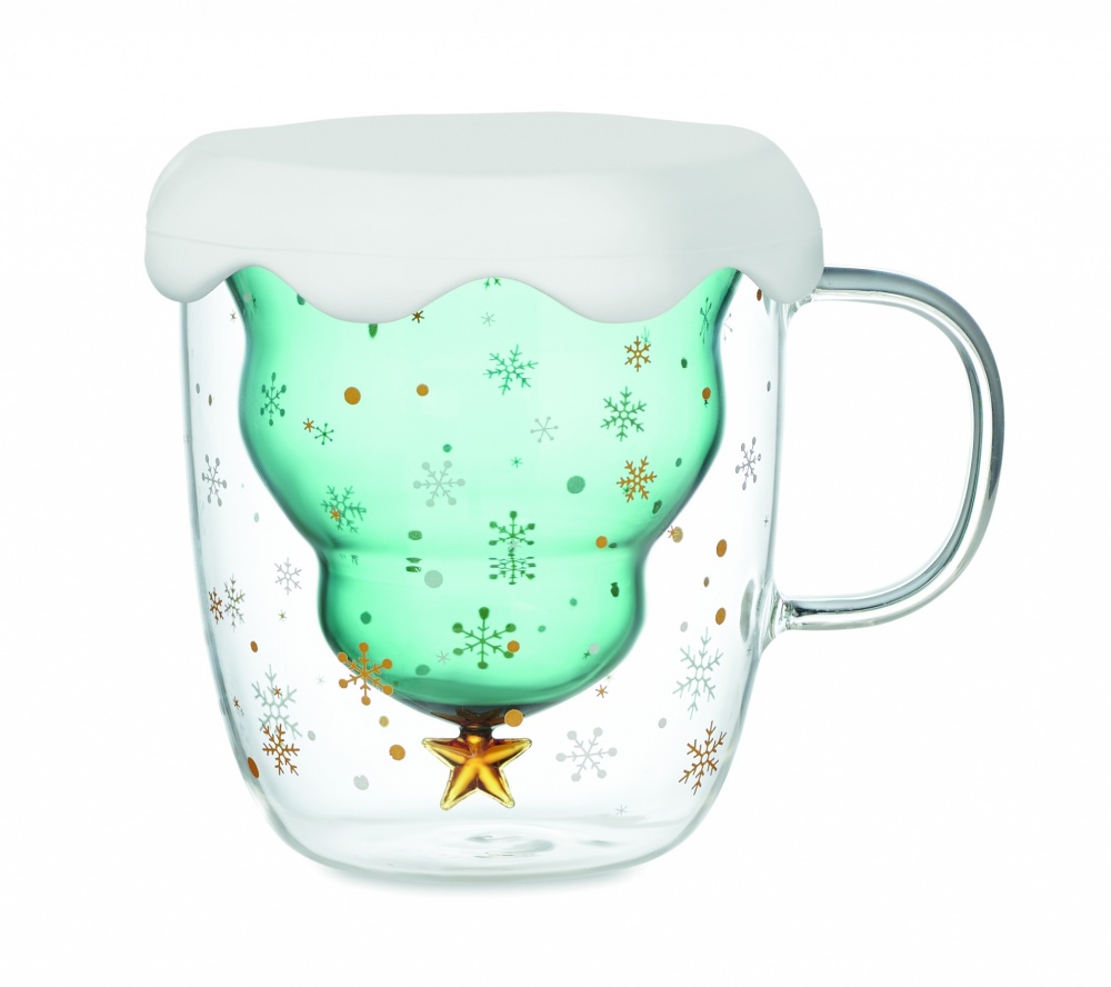 Logo trade business gift photo of: Double wall borosilicate mug
