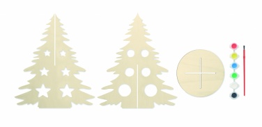 Logo trade promotional merchandise image of: DIY wooden Christmas tree