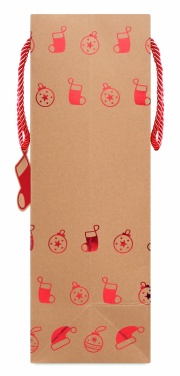 Logo trade promotional giveaways picture of: Gift paper bag with pattern