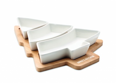 Logo trade promotional product photo of: Christmas tree serving tray