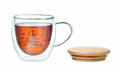 Logo trade business gifts image of: Double wall borosilicate mug