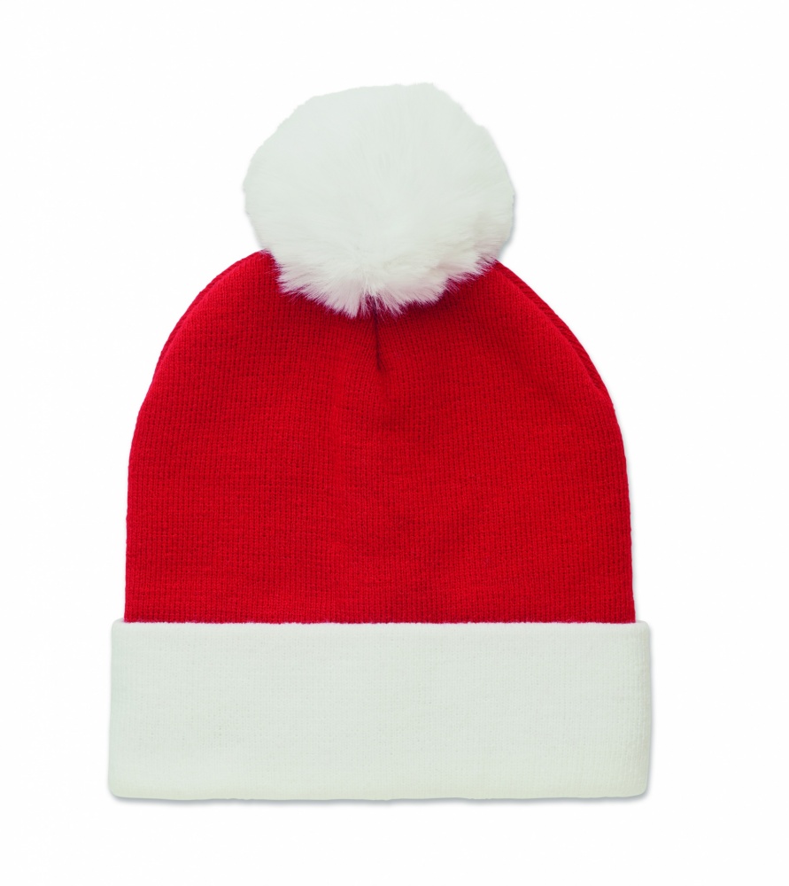 Logo trade promotional merchandise image of: Christmas knitted beanie