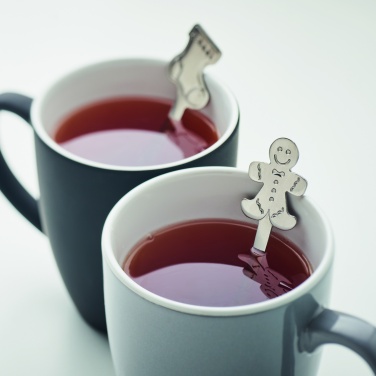 Logotrade promotional item image of: Set of 4 Christmas tea spoon
