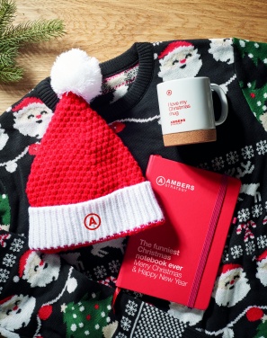 Logo trade advertising product photo of: Christmas knitted beanie