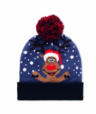 Logotrade promotional merchandise photo of: Christmas knitted beanie LED