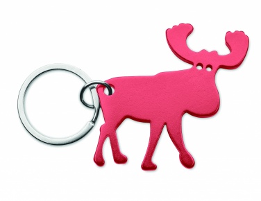 Logo trade advertising products image of: Recycled aluminium key ring Pori