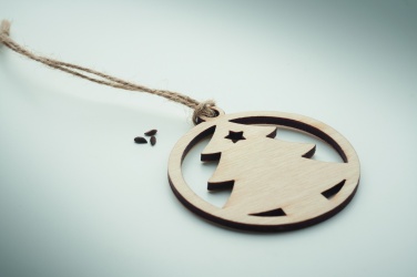 Logo trade advertising products picture of: Wooden tree shape hanger