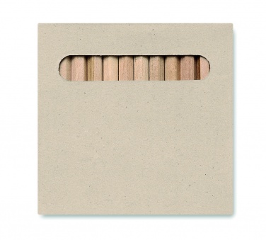 Logotrade promotional gift image of: 12 coloured pencils set