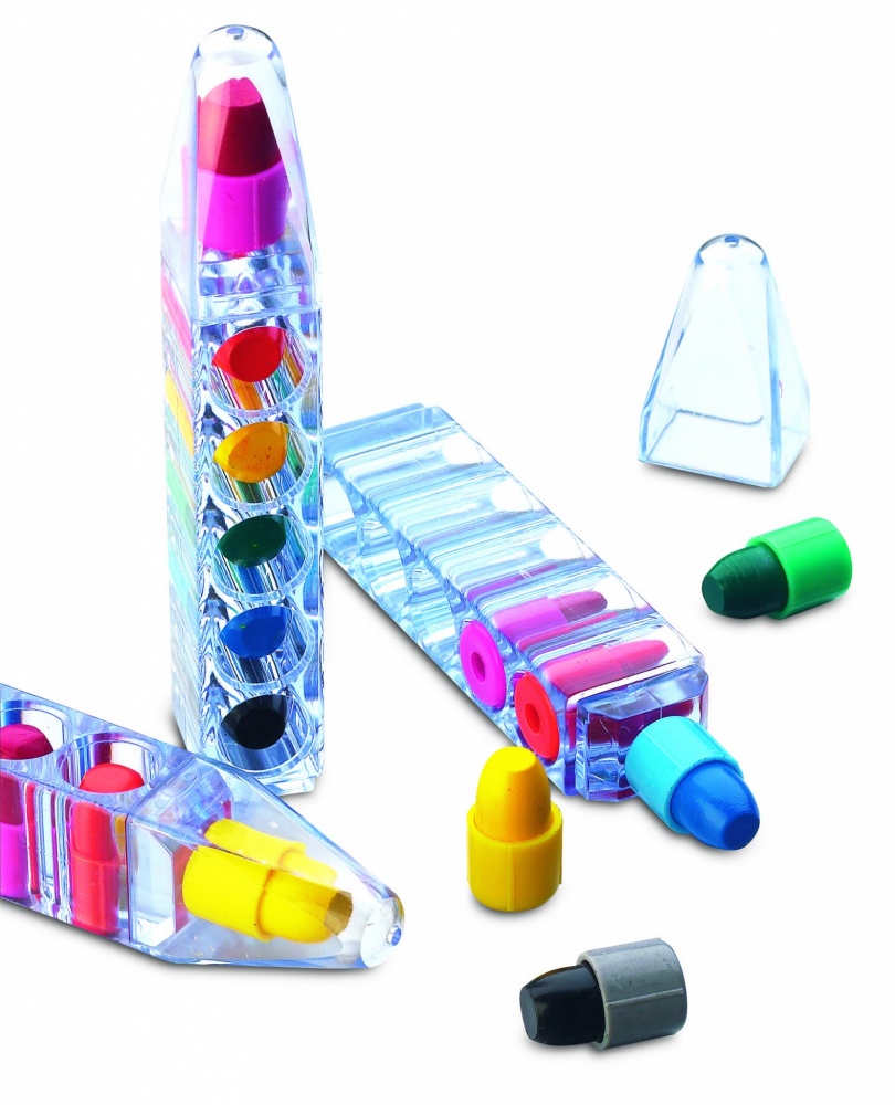 Logotrade promotional product image of: Set of 6 wax crayons