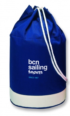 Logo trade corporate gifts image of: Cotton duffle bag bicolour
