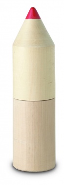 Logo trade promotional giveaways picture of: 12 pencils in wooden box