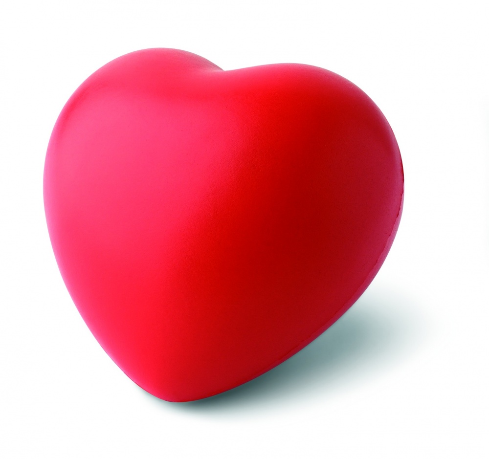 Logo trade corporate gifts picture of: Anti-stress heart PU material