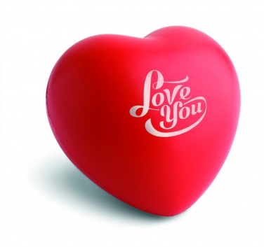 Logo trade promotional items image of: Anti-stress heart PU material