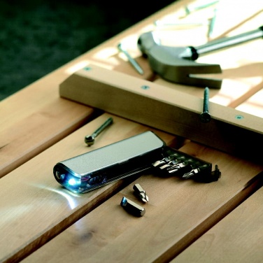 Logo trade advertising products picture of: Multitool holder and LED torch