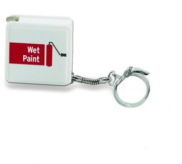 Logo trade promotional gifts image of: Key ring w/ flexible ruler 1m, Vantaa