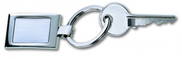 Logo trade promotional merchandise picture of: Metal key ring Turku