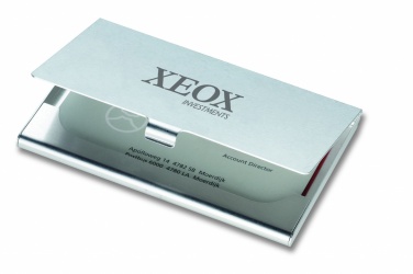Logo trade promotional products picture of: Aluminium business card holder