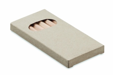 Logotrade promotional gift image of: 6 coloured pencils in box