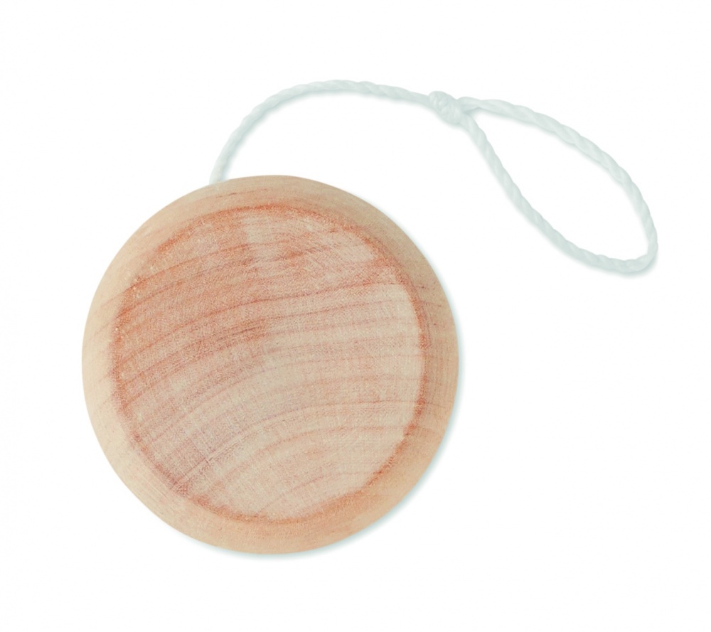 Logo trade corporate gifts image of: Wooden yoyo