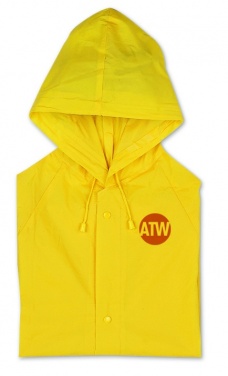 Logo trade business gift photo of: PVC raincoat with hood