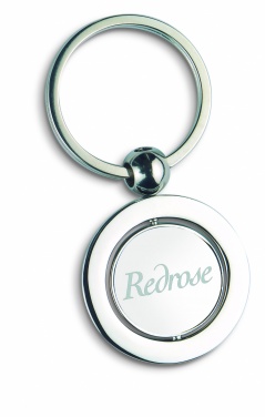 Logo trade advertising products picture of: Globe metal key ring  WORLD