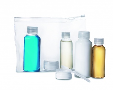 Logo trade promotional gift photo of: Travelling pouch with bottles
