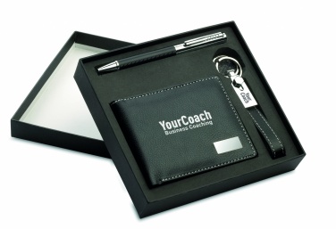 Logotrade promotional gift image of: Ball pen key ring and wallet Lappeenranta